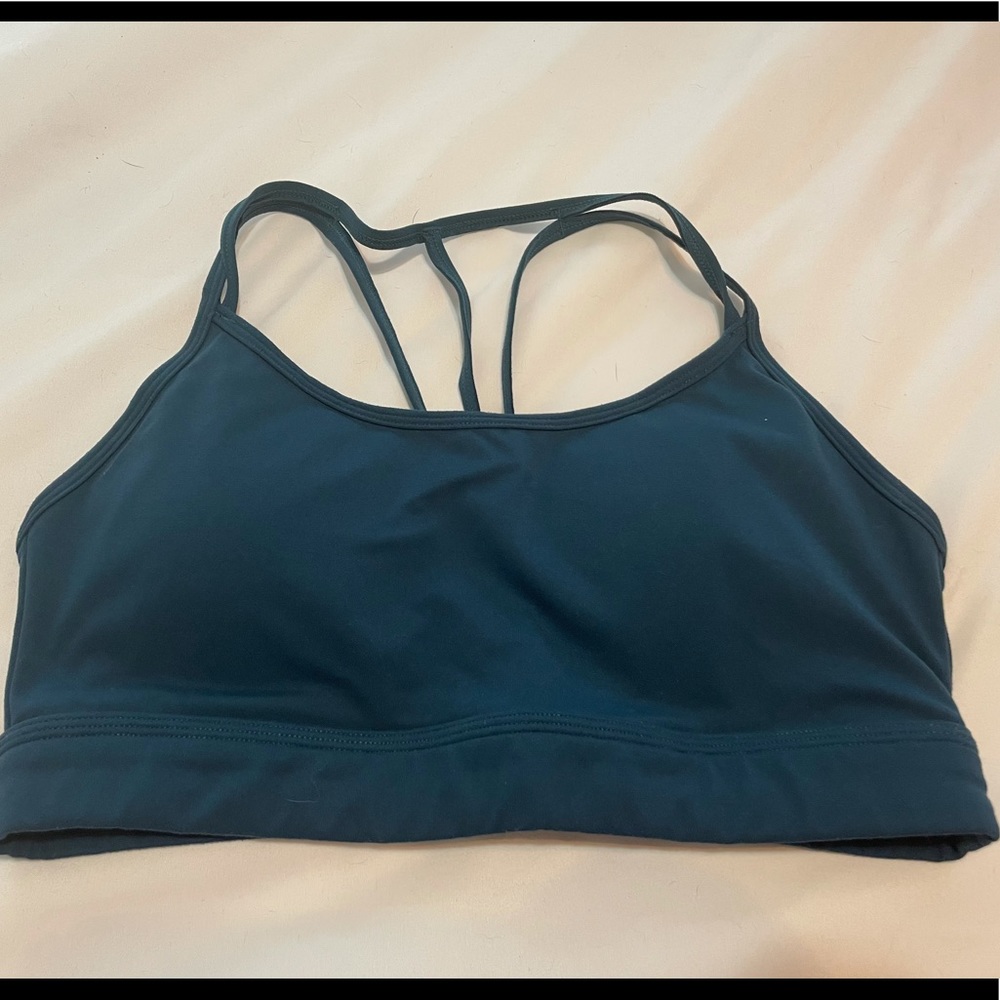 Alphalete alphalux trident bra - trident blue